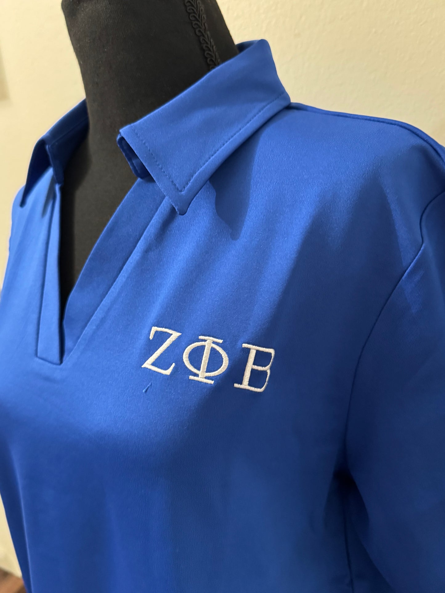 Greek Lettered Polo Shirt