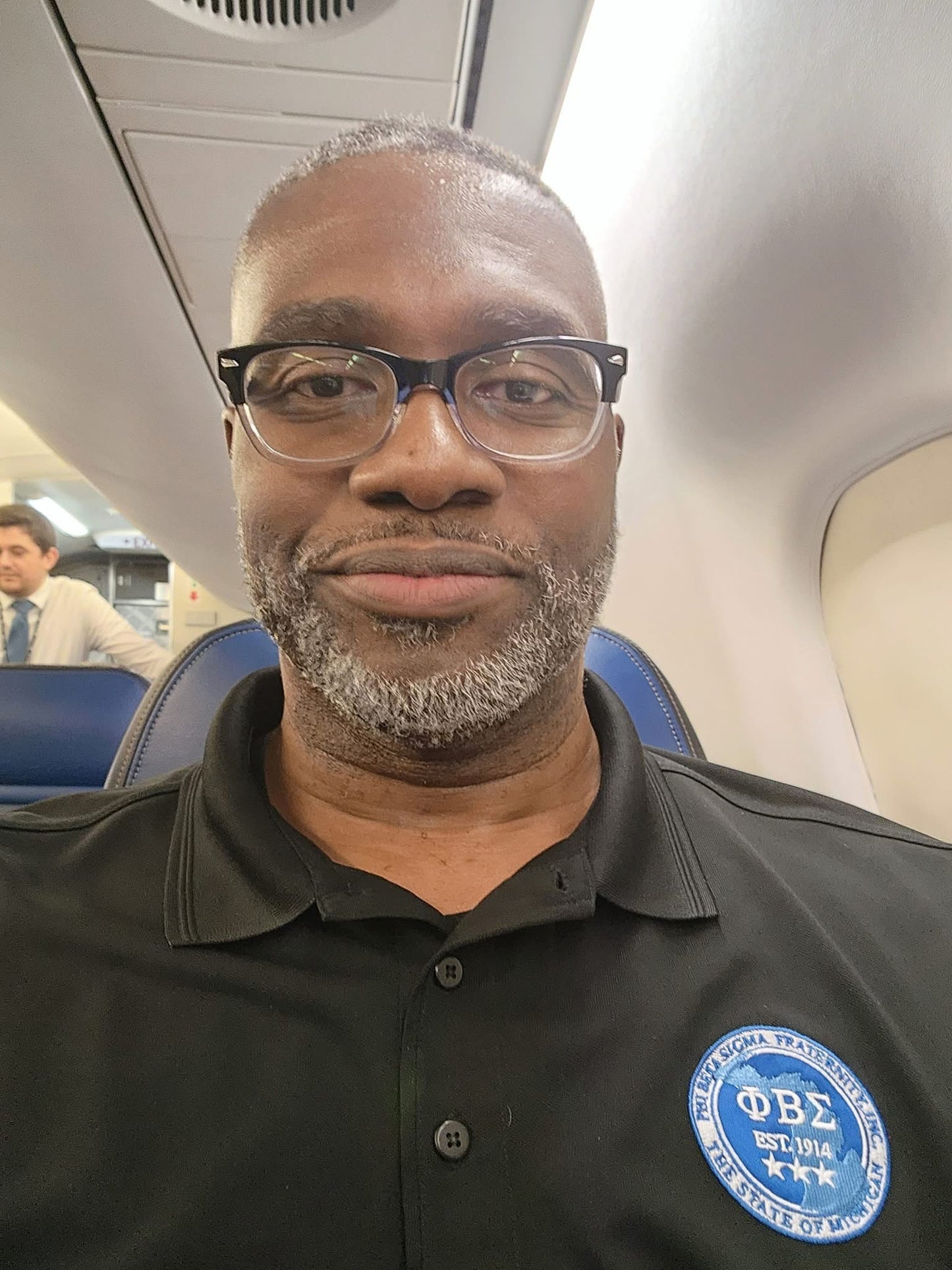 Phi Beta Sigma STATE OF MI Dri-Fit BLACK Polo & Tie