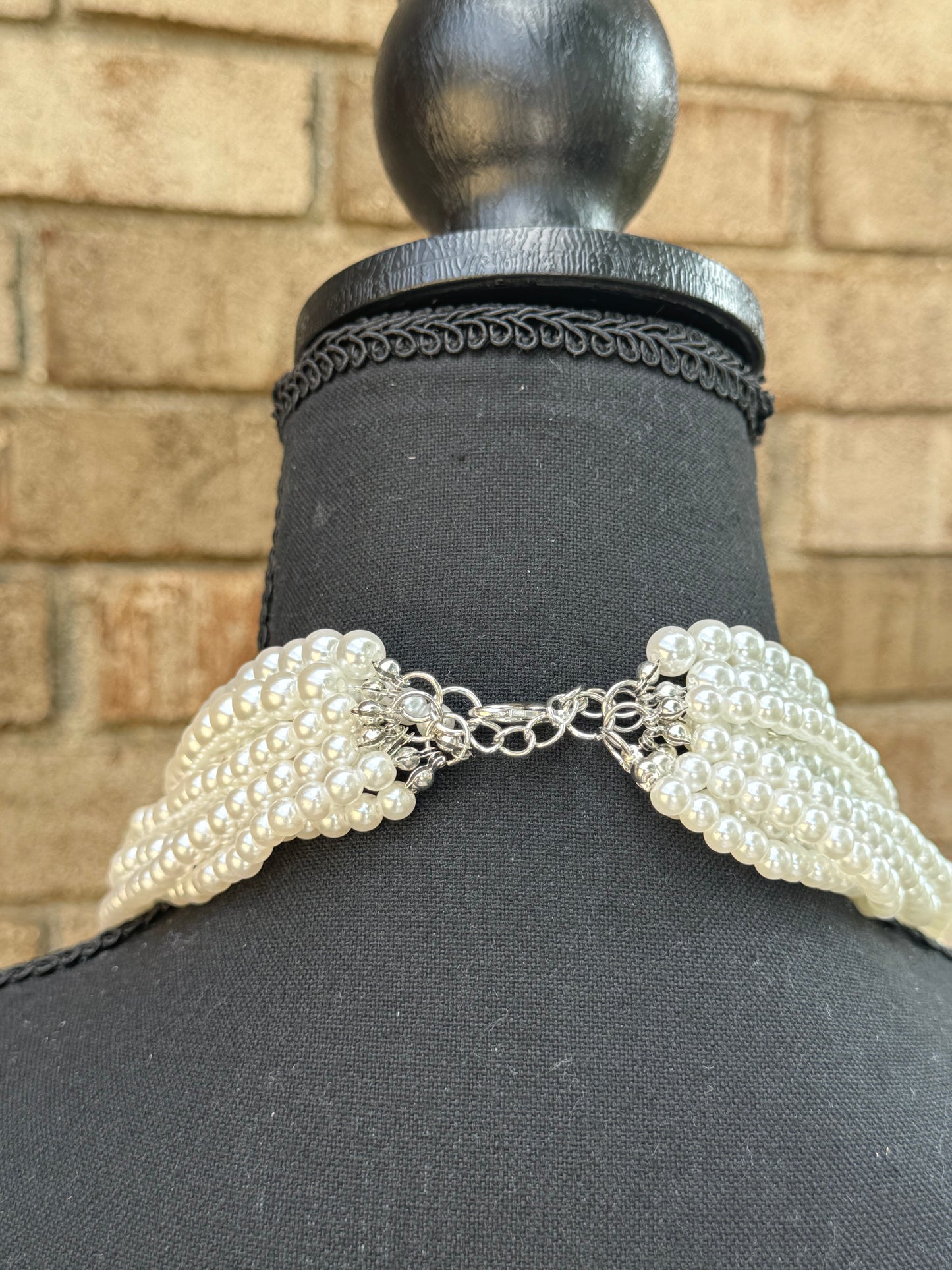 Multi Strands of Elegance Pearl Necklace Set