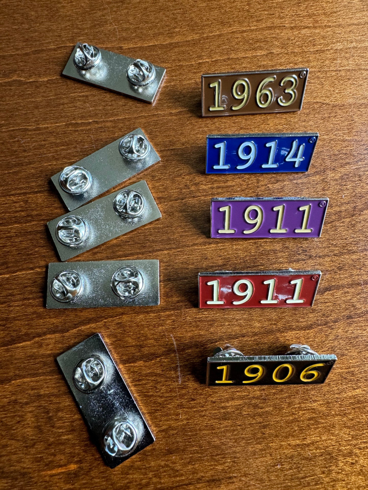 Fraternity Founding Year Pin