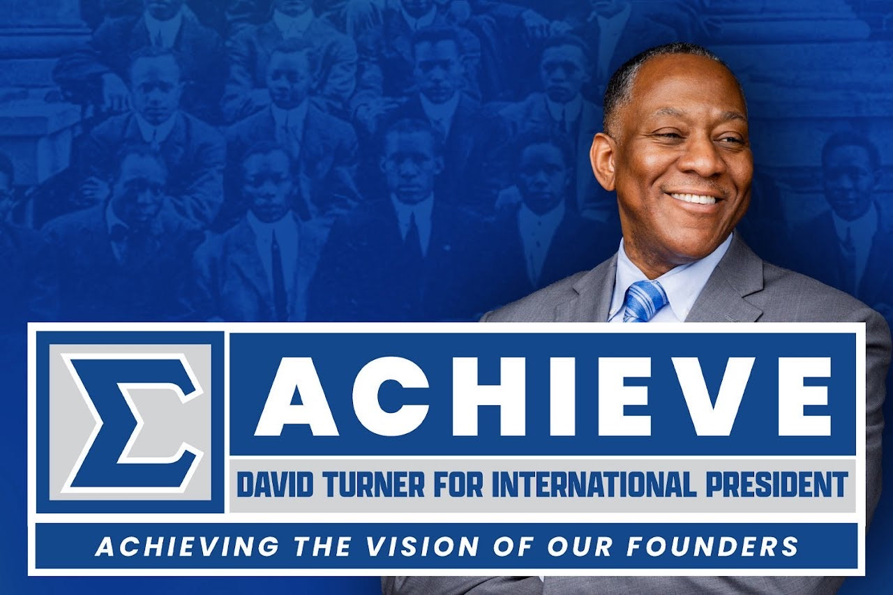 TURNER FOR INTERNATIONAL PRESIDENT Lapel Pin