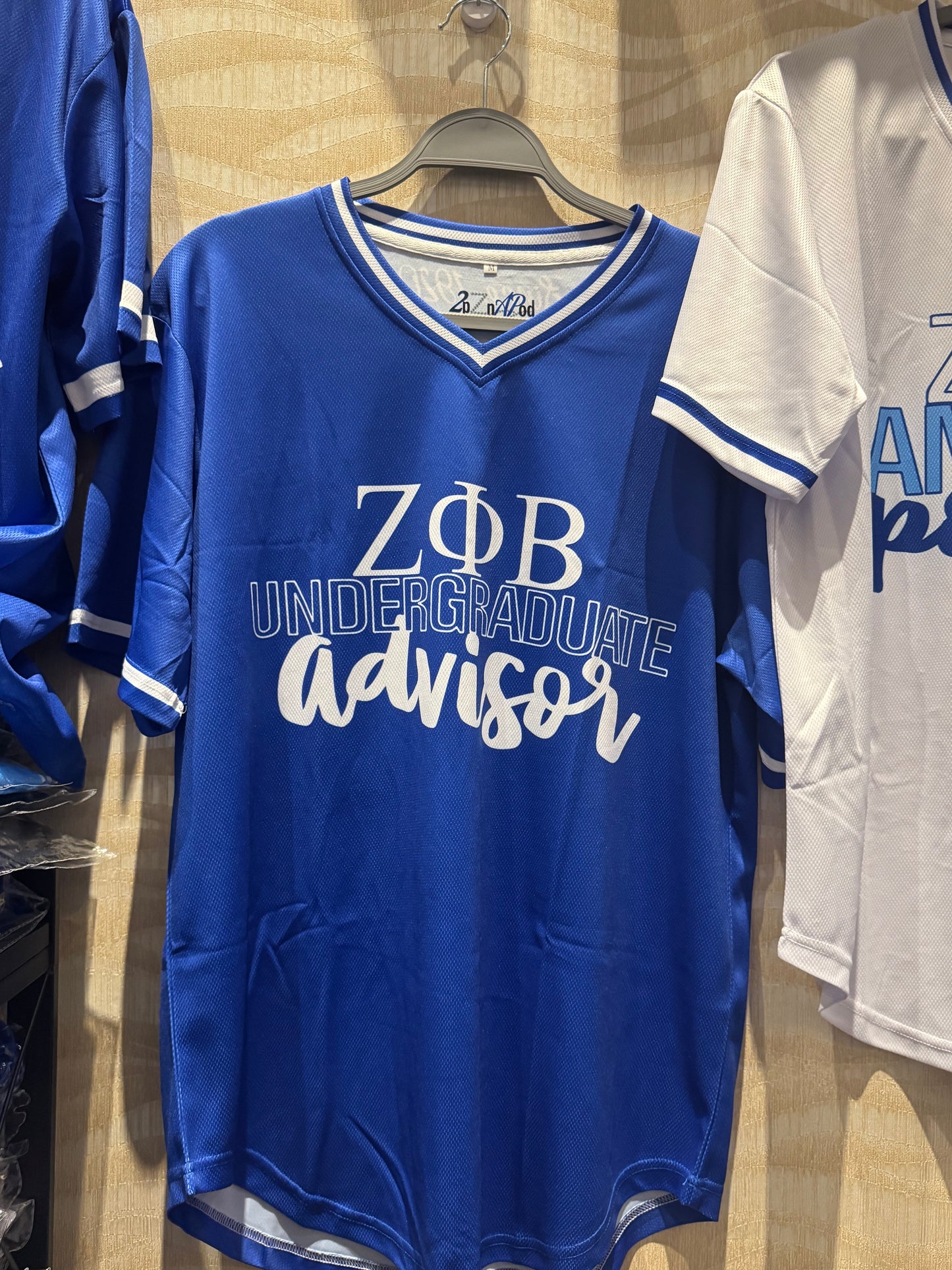 Zeta UNDERGRADUATE ADVISOR Jersey