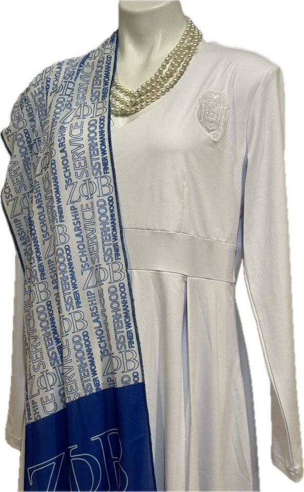 Finer SHIELD White Handkerchief Hem Dress