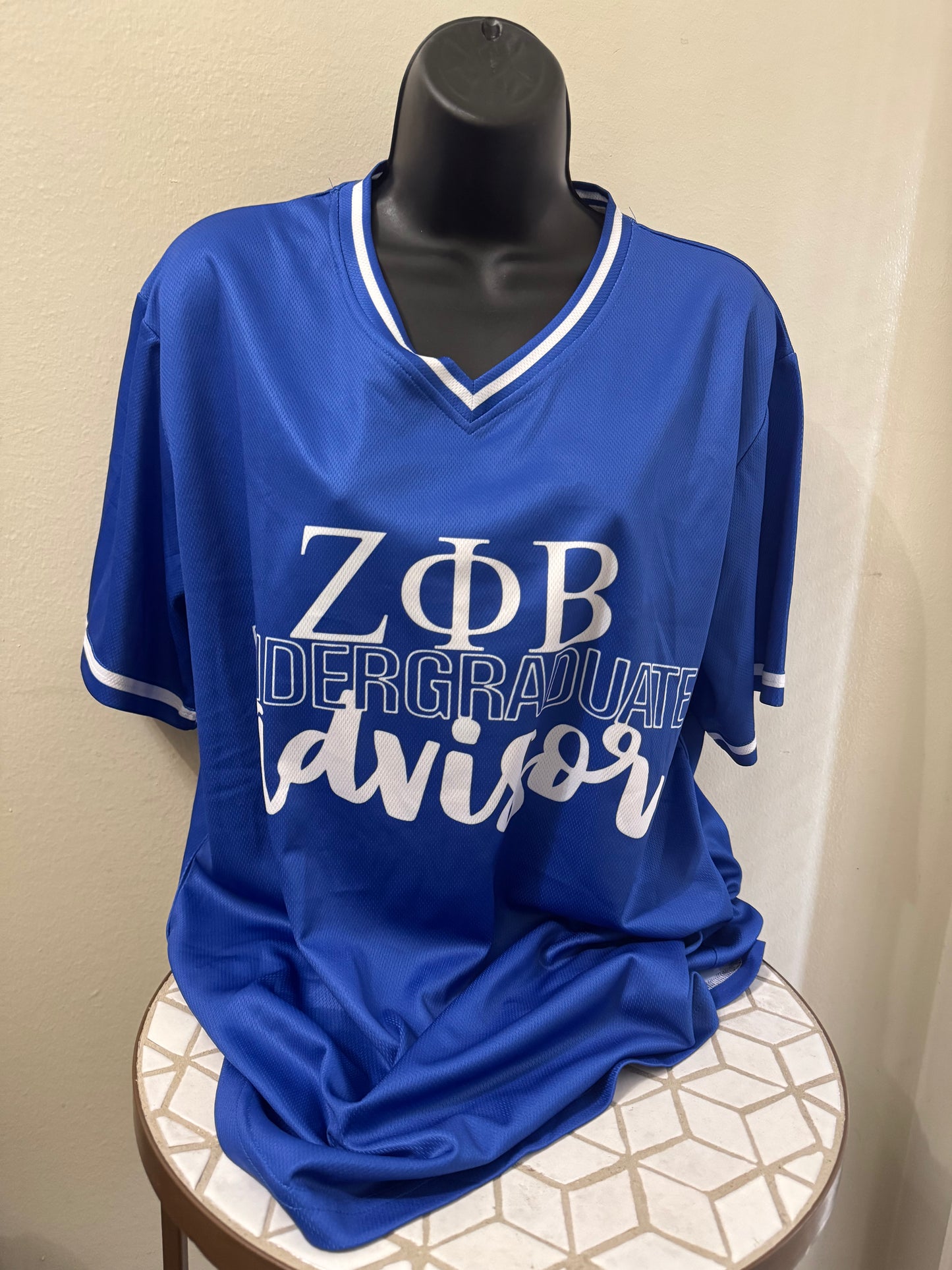 Zeta UNDERGRADUATE ADVISOR Jersey