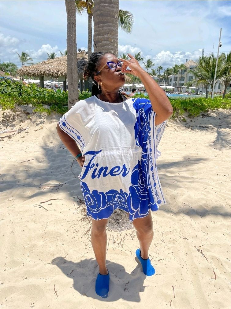 Finer Beach Cover-up (White)