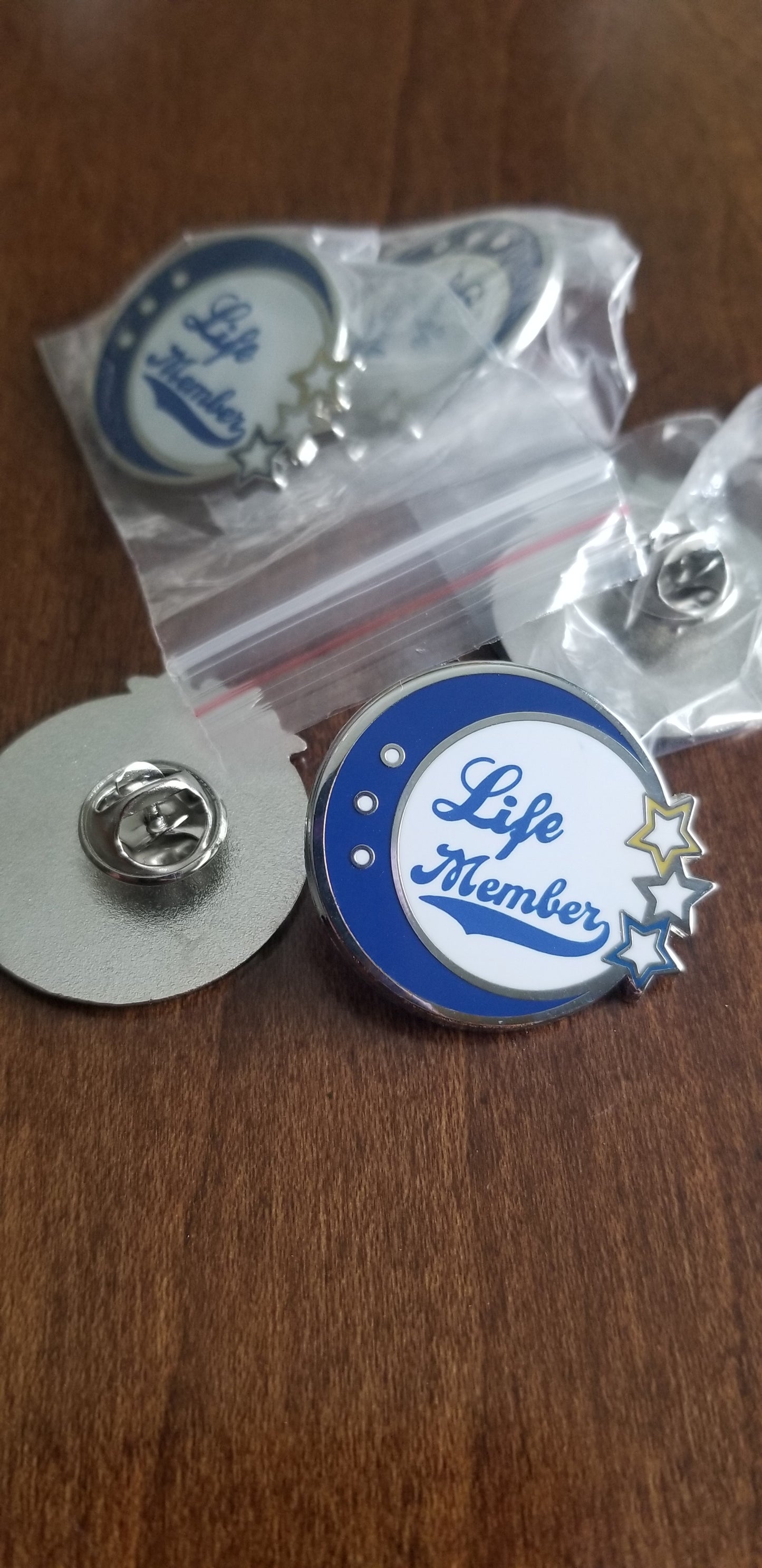 Phi Beta Sigma Life Member lapel pin