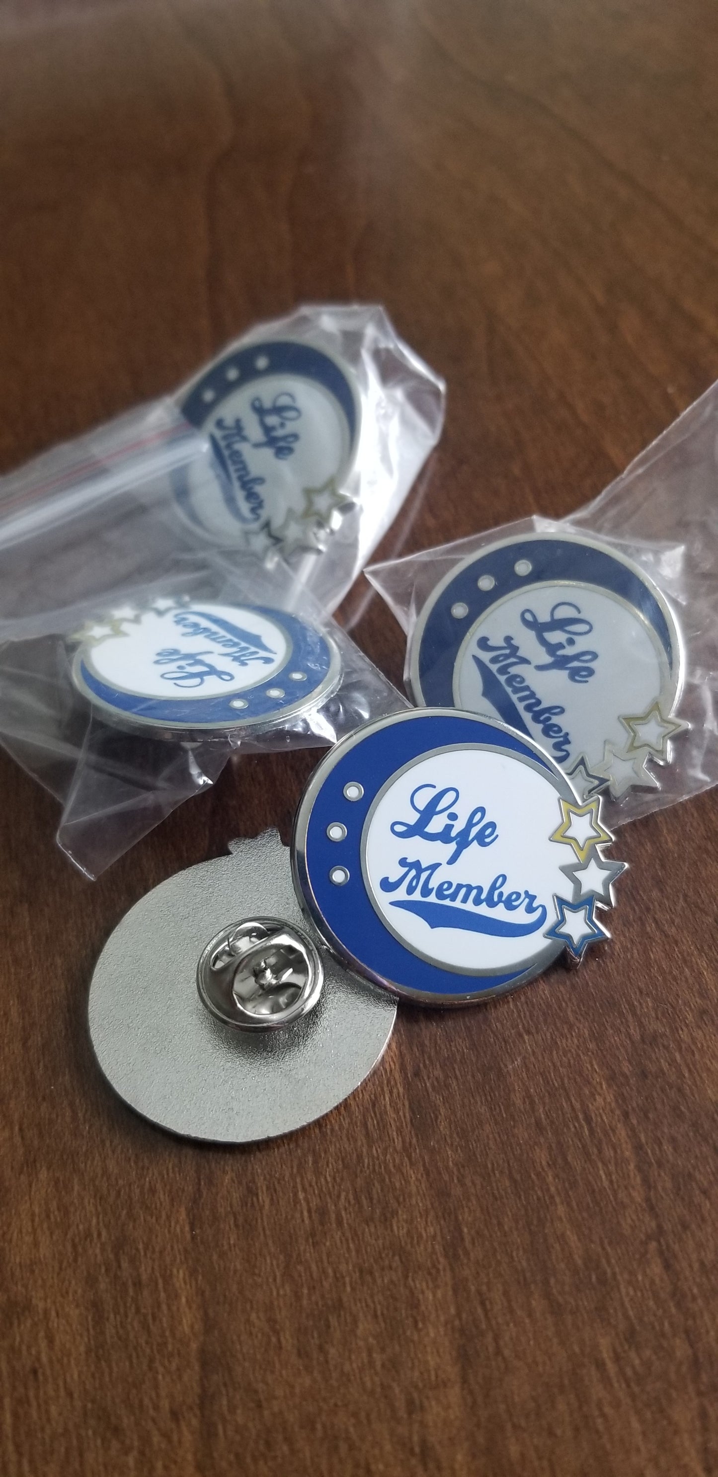 Phi Beta Sigma Life Member lapel pin