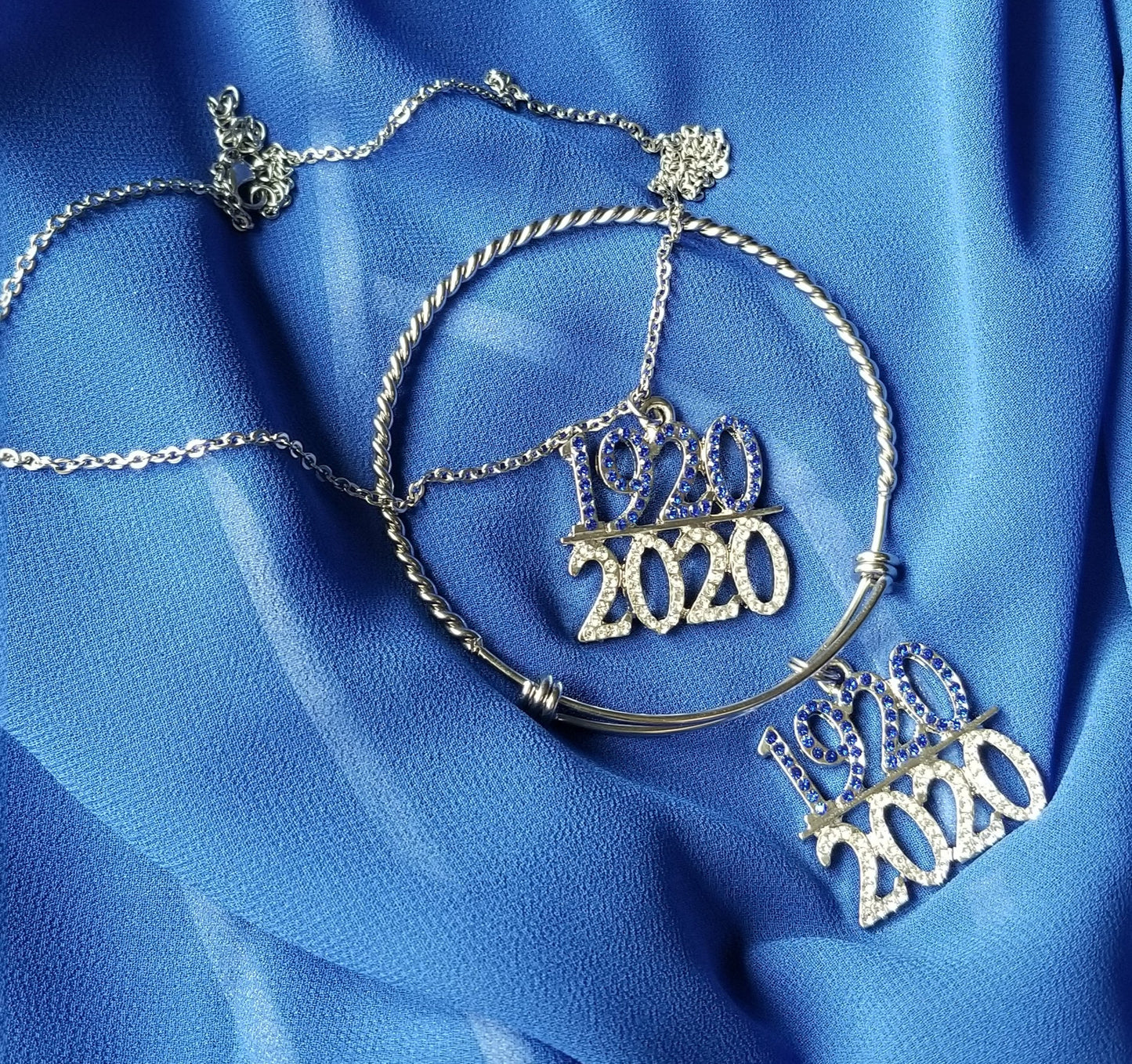 Rhinestone Bracelet & Necklace Sets