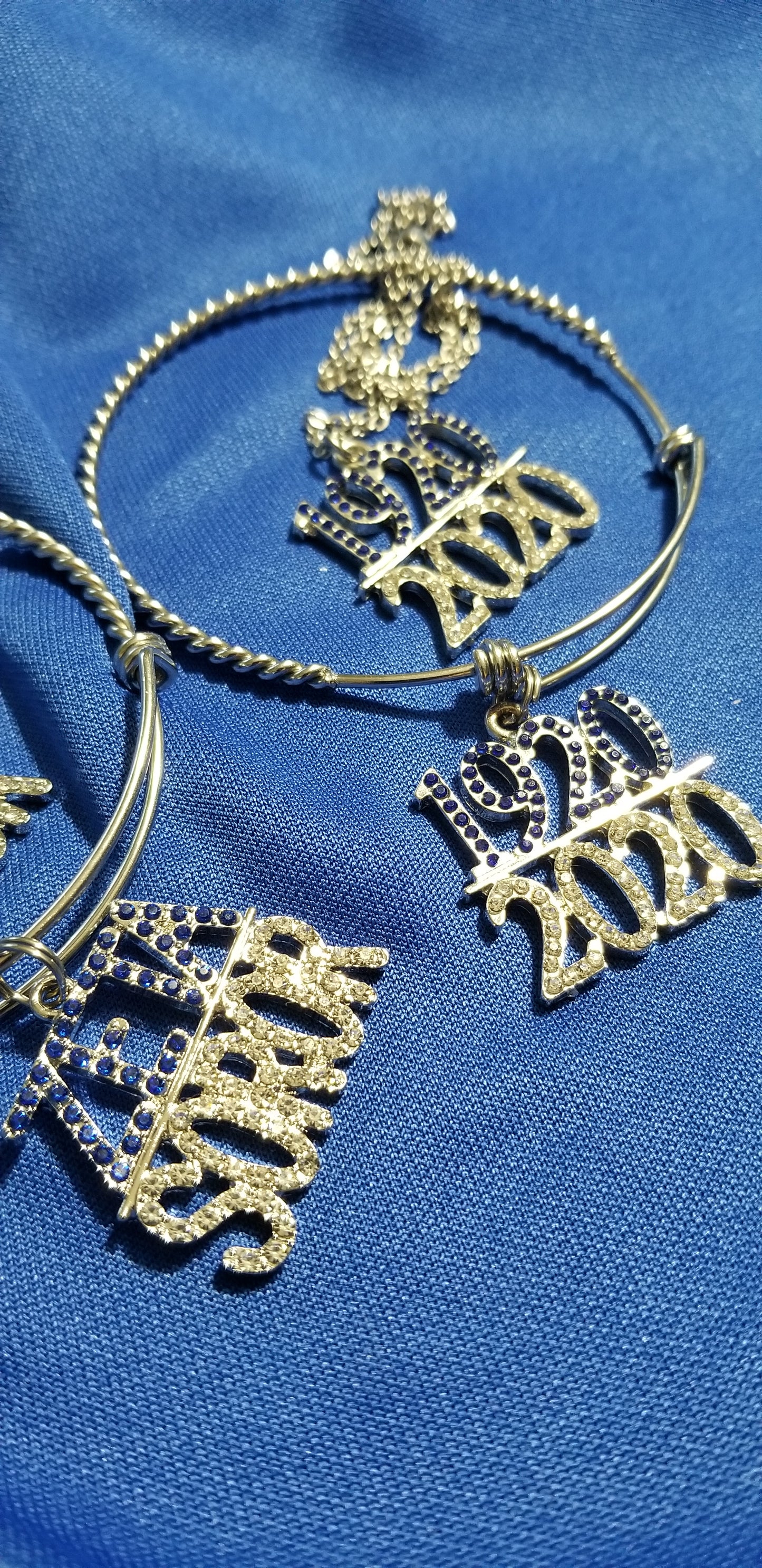 Rhinestone Bracelet & Necklace Sets
