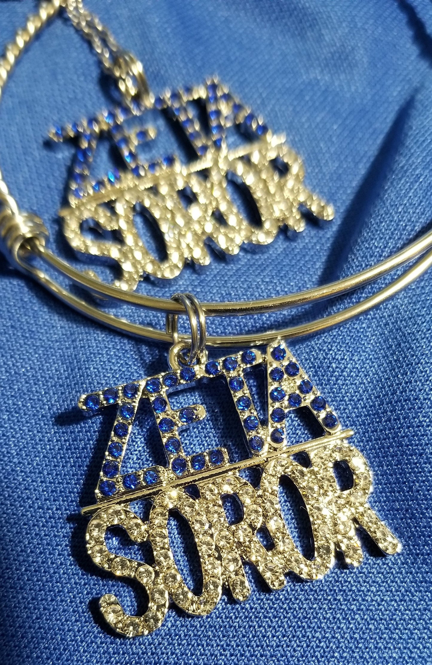 Rhinestone Bracelet & Necklace Sets
