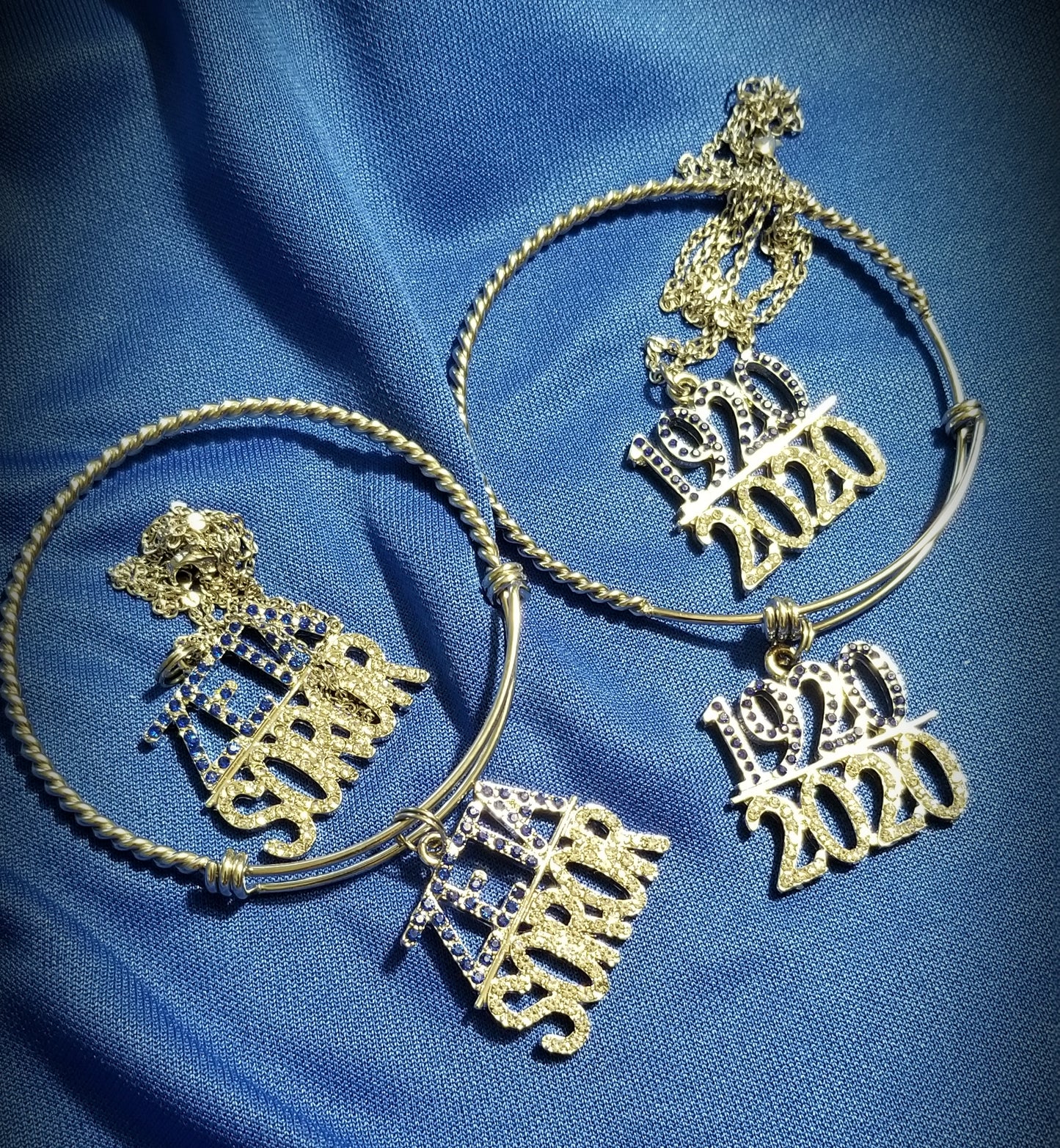 Rhinestone Bracelet & Necklace Sets