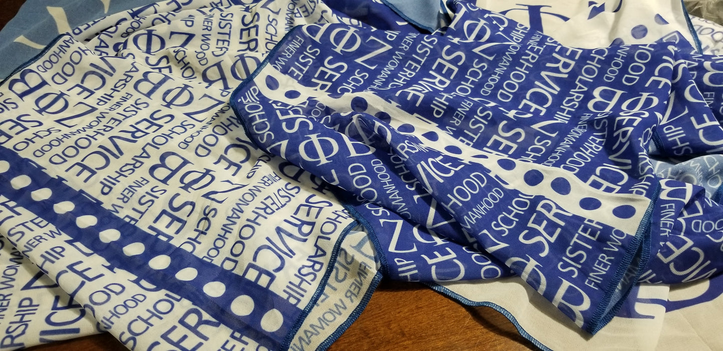 Principles Chiffon Scarf