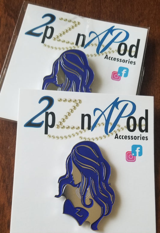 "Lady Z" lapel pin