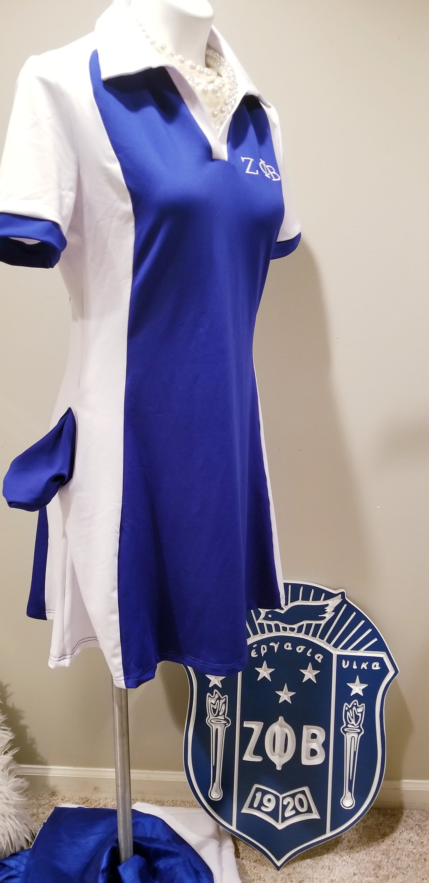 Blue Golf/Tennis Dress with matching shorts
