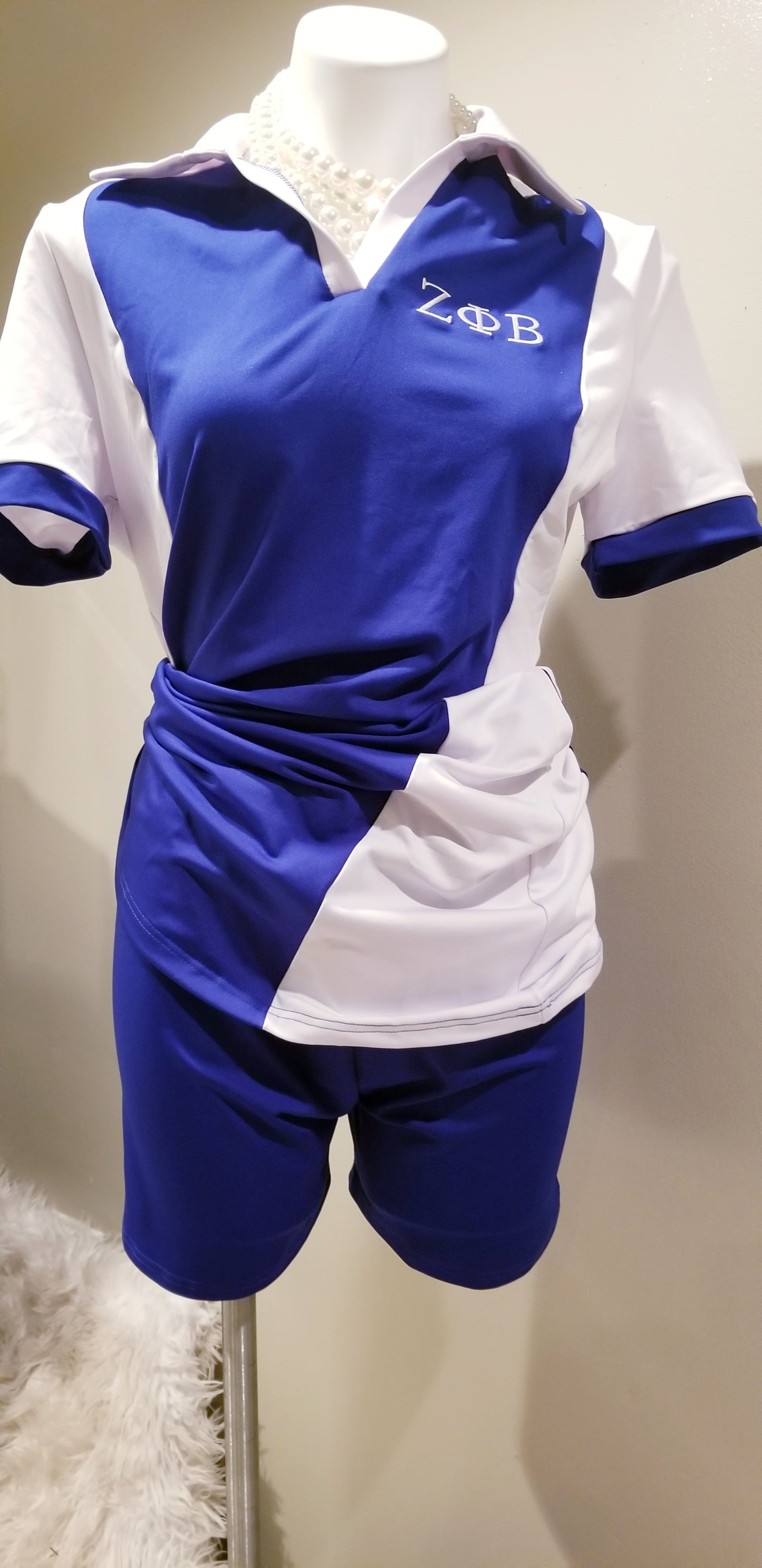Blue Golf/Tennis Dress with matching shorts