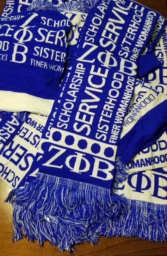 Principles Abstract Scarf & Hat Set