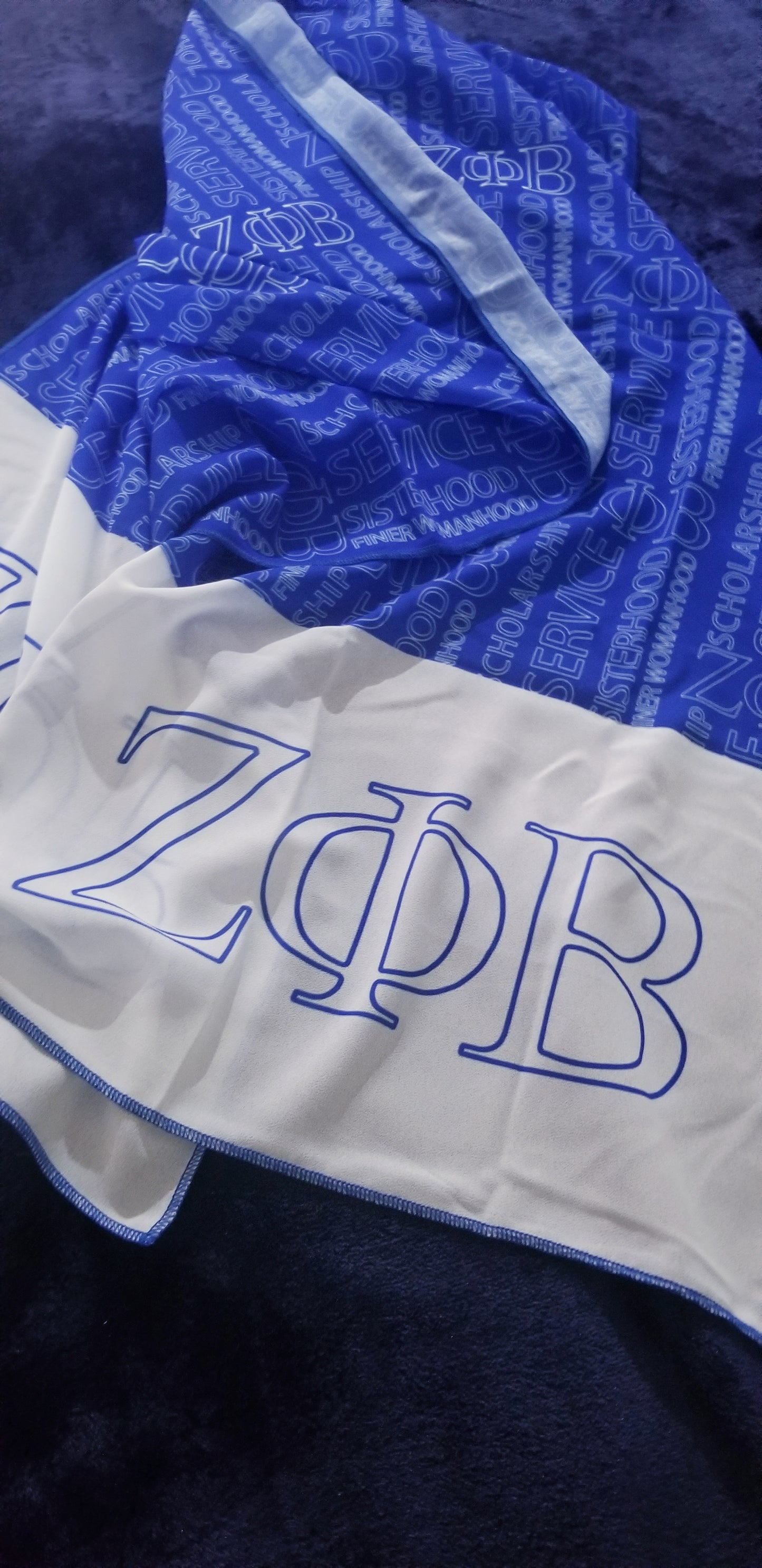 "2022" Stand-Out Principles Chiffon Scarf