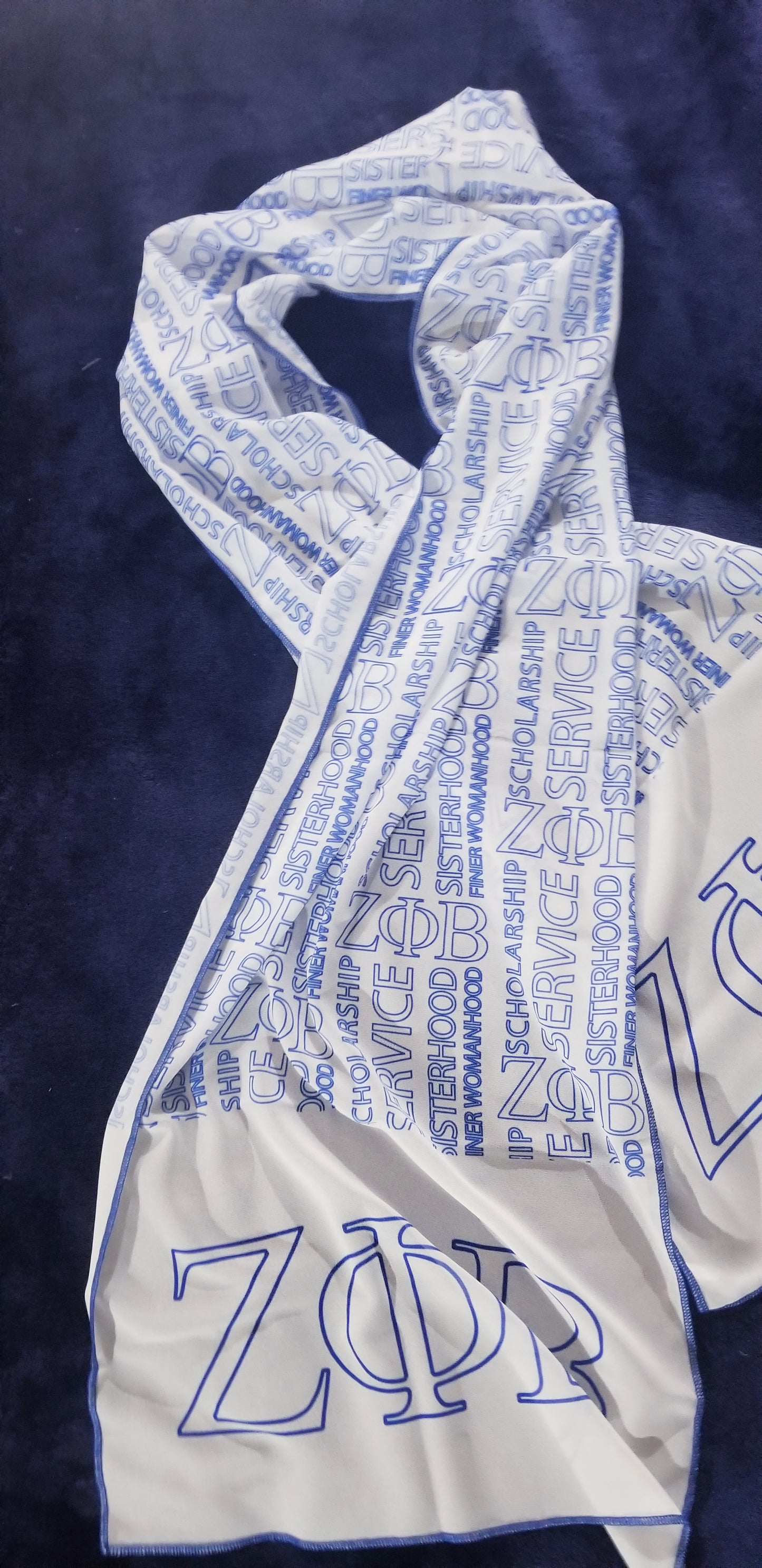 "2022" Stand-Out Principles Chiffon Scarf