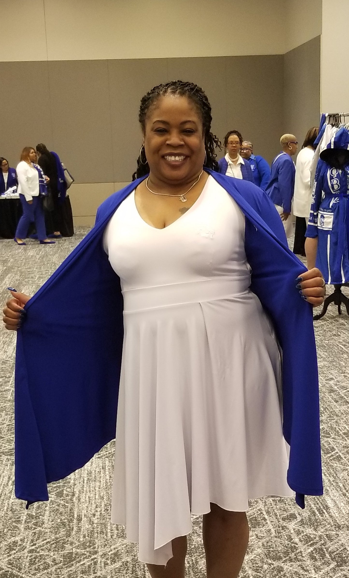 Finer White Handkerchief Hem Dress