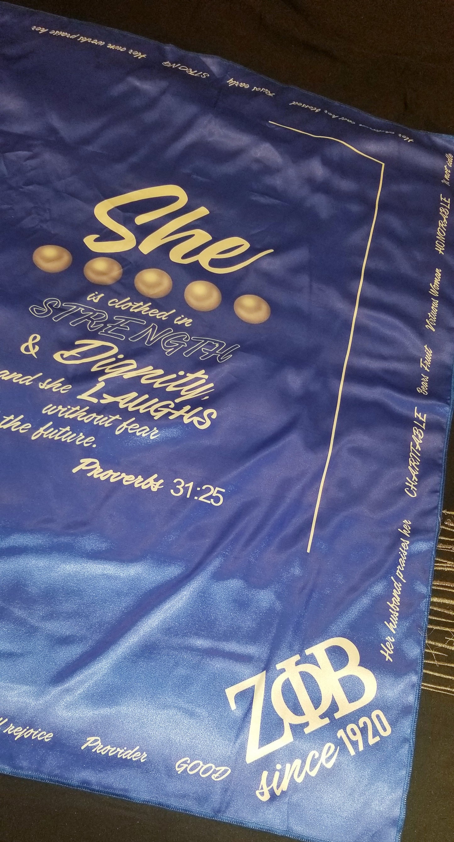 "She" Zeta Lap Cloth