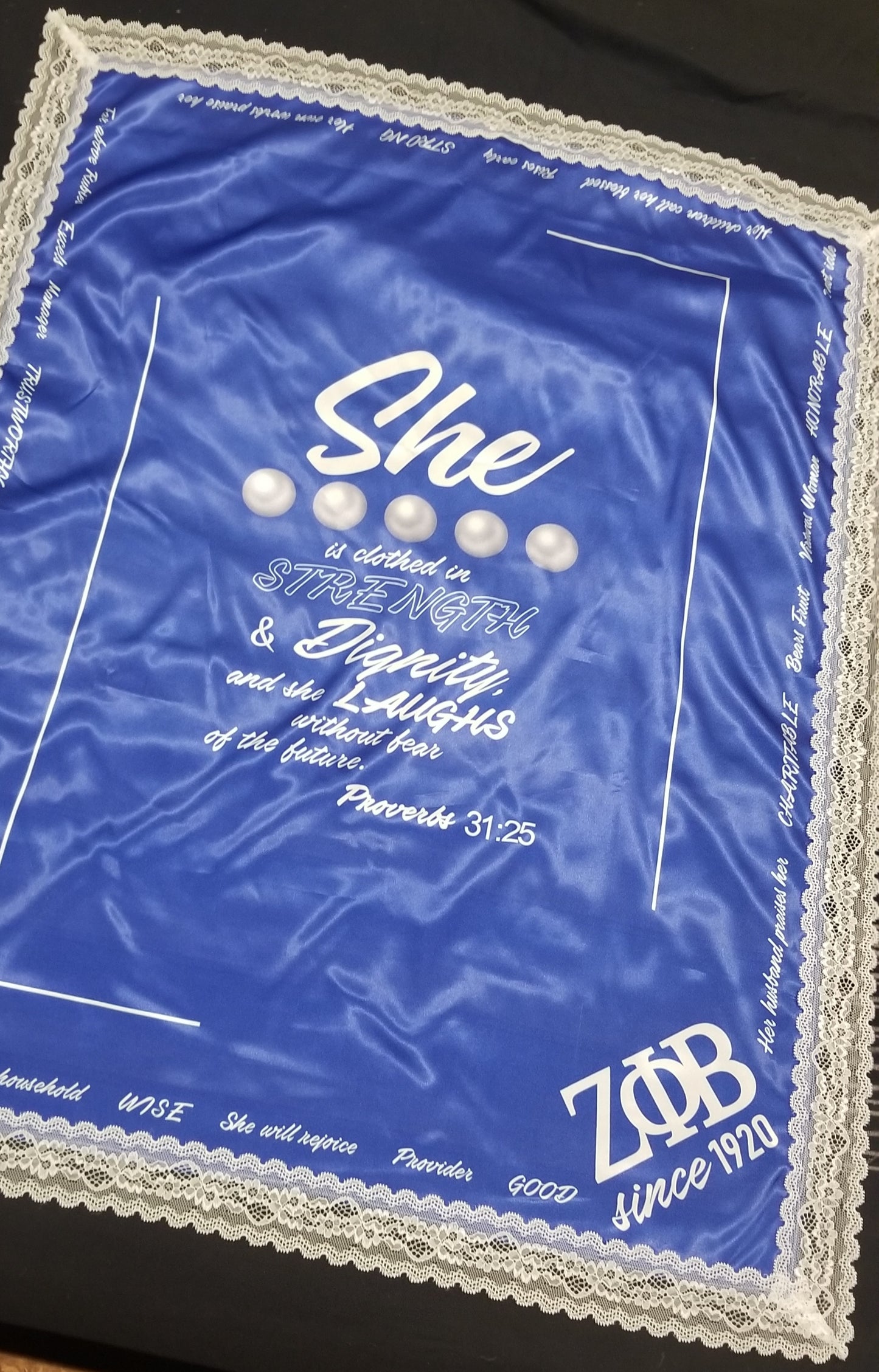 "She" Zeta Lap Cloth