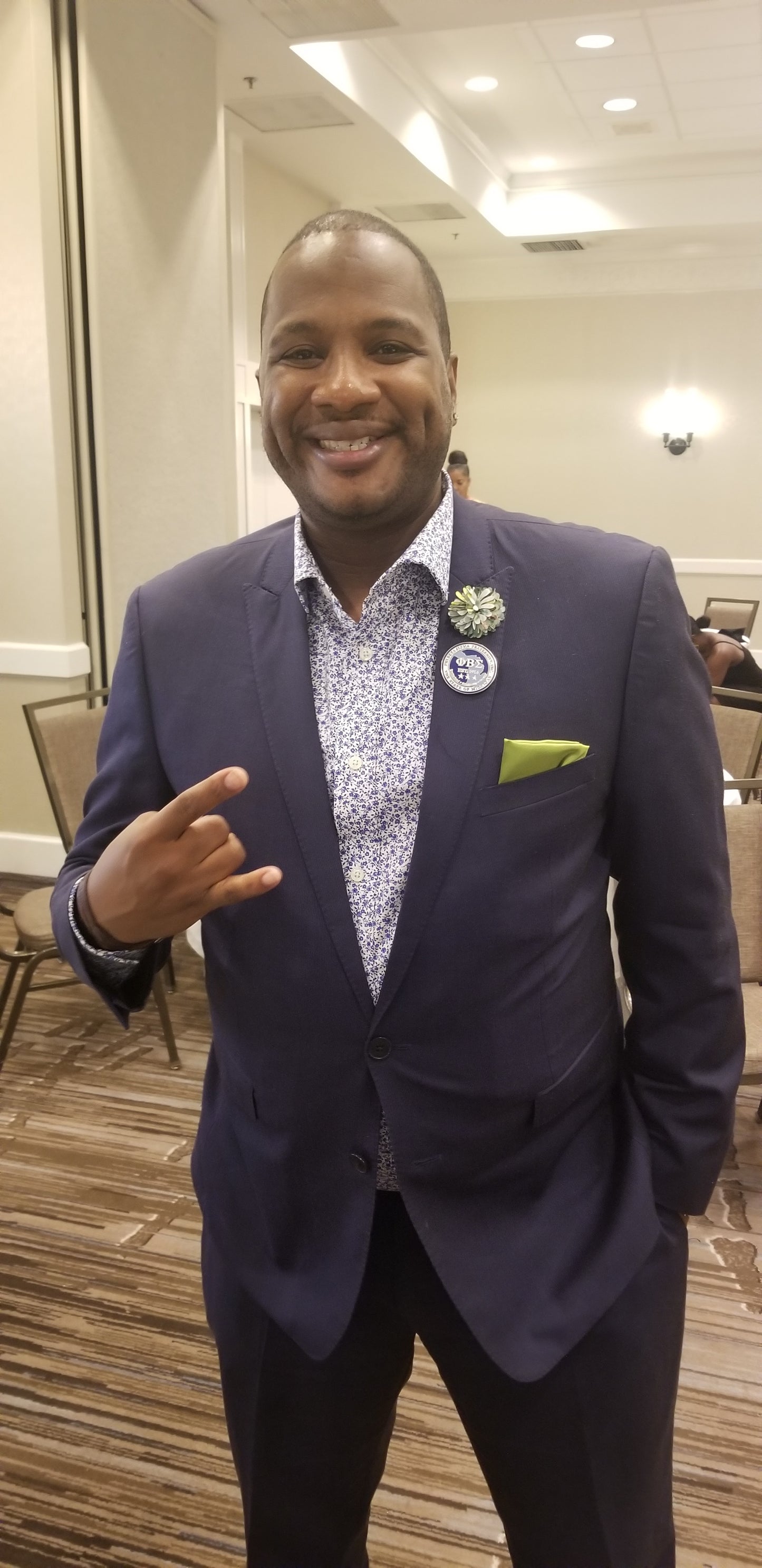 Phi Beta Sigma STATE OF MI Dri-Fit Polo & Lapel Pin