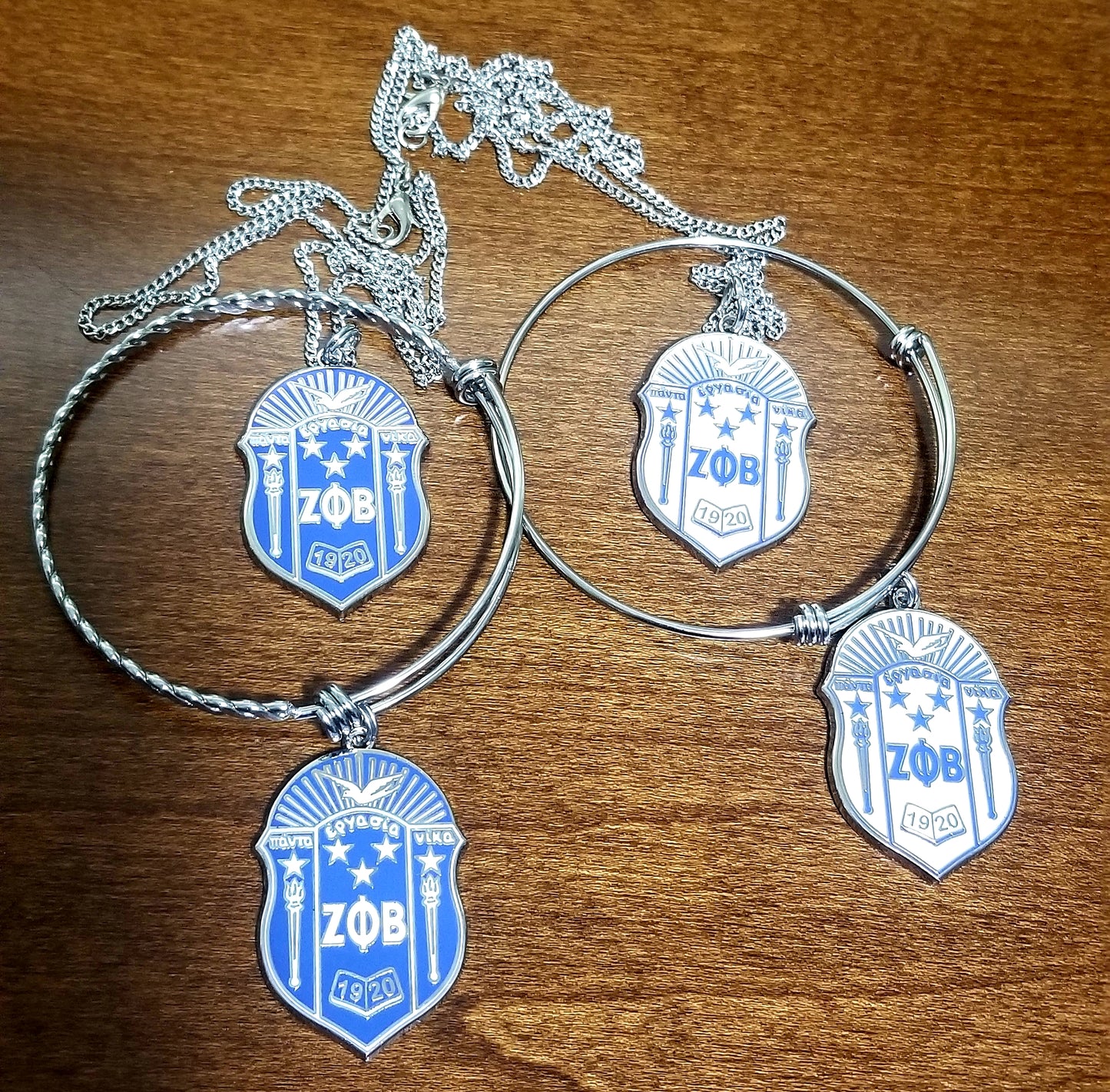 Shield Bracelet & Necklace
