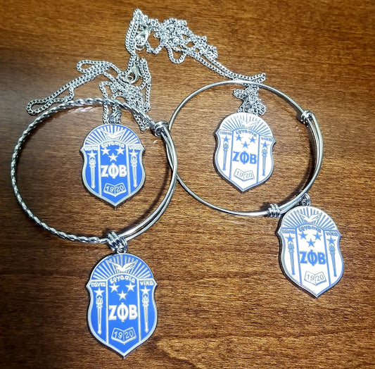 Shield Bracelet & Necklace