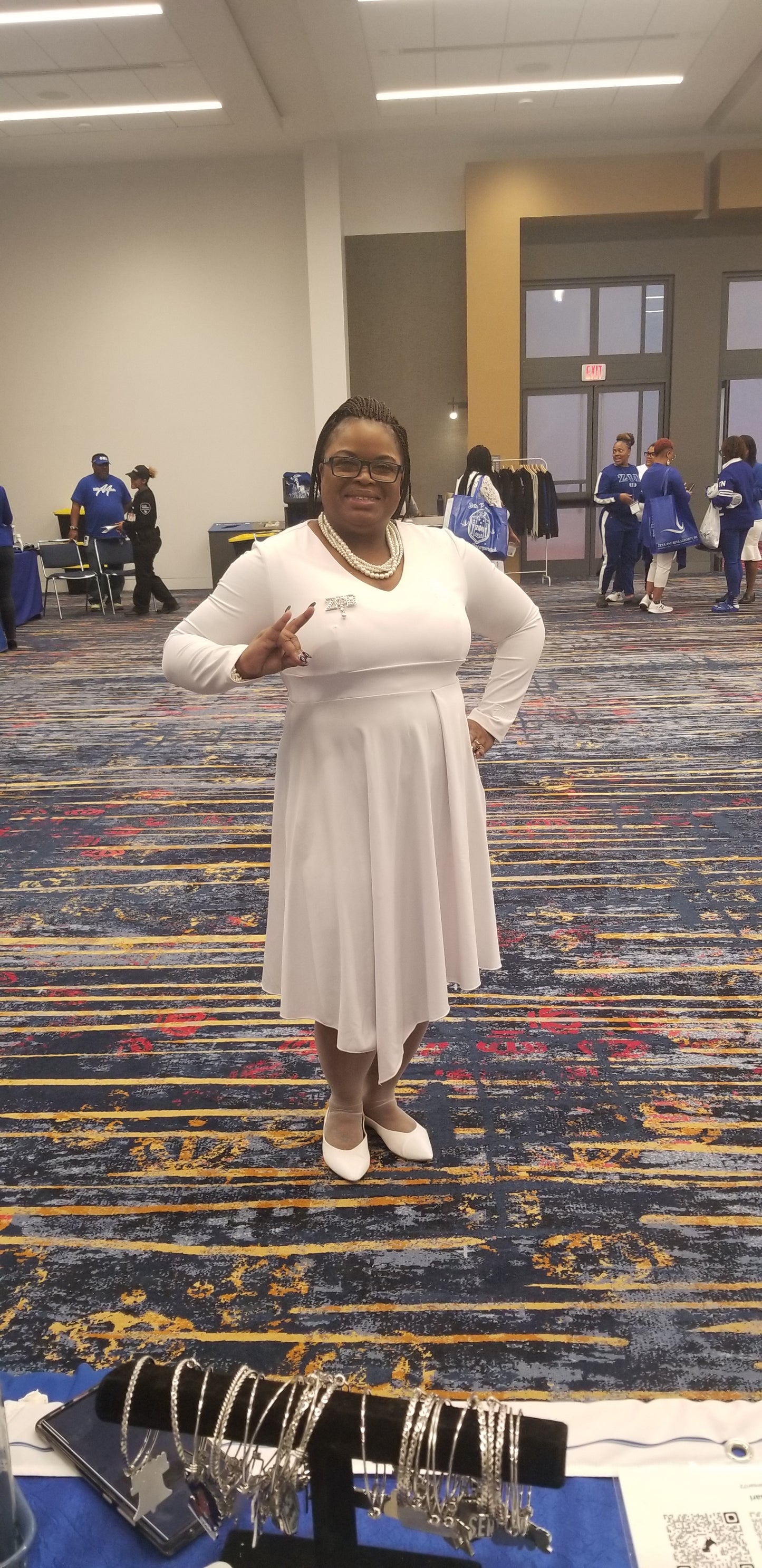 Finer White Handkerchief Hem Dress
