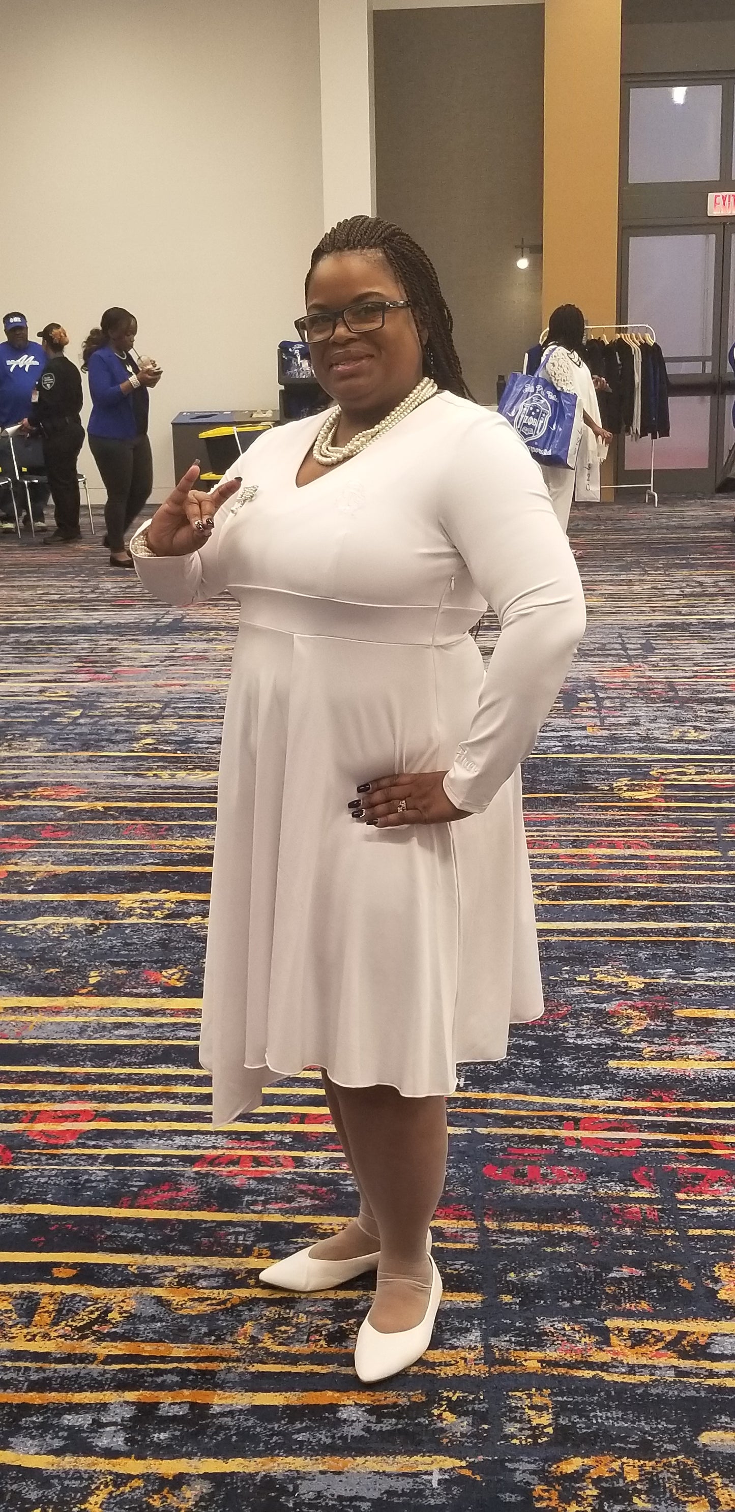 Finer White Handkerchief Hem Dress