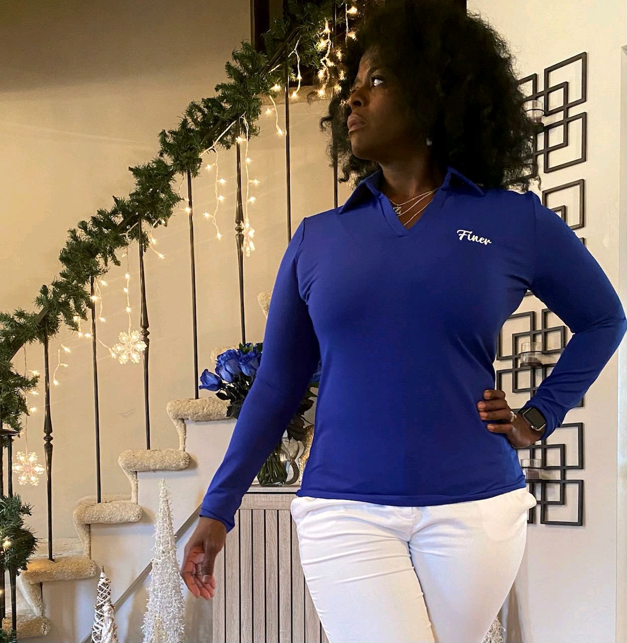 Finer Long Sleeve Polo Shirt