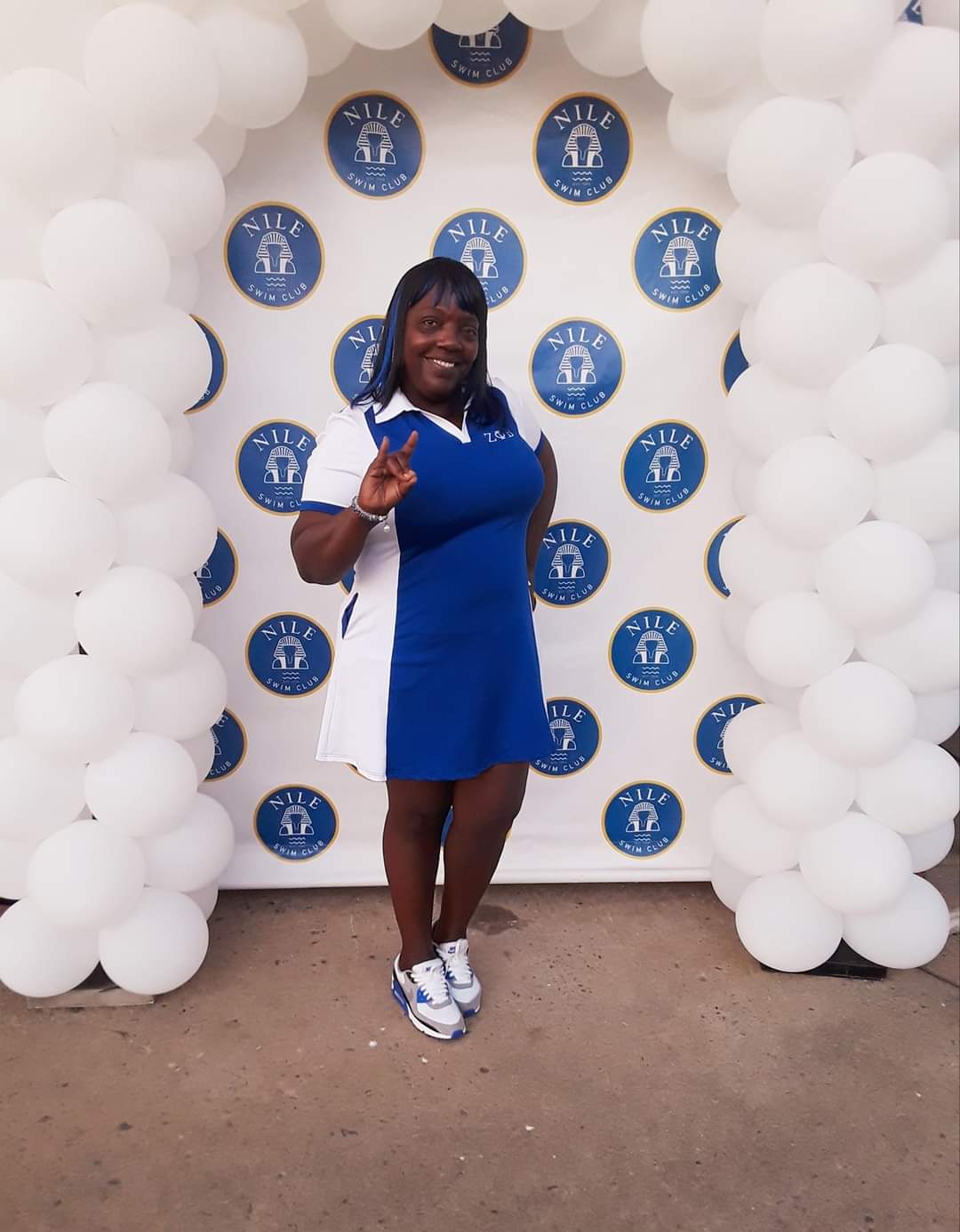 Blue Golf/Tennis Dress with matching shorts