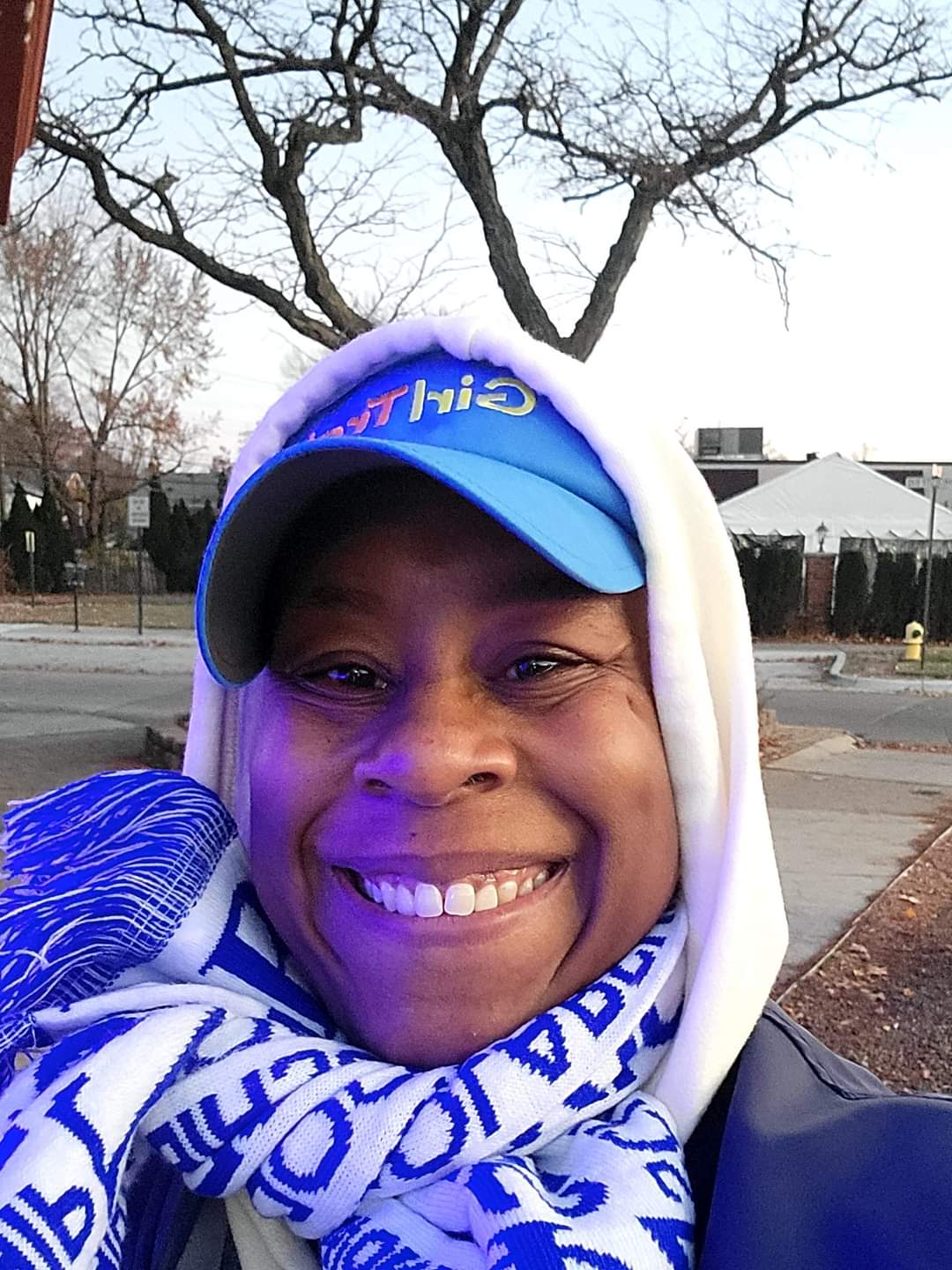 Principles Abstract Scarf & Hat Set