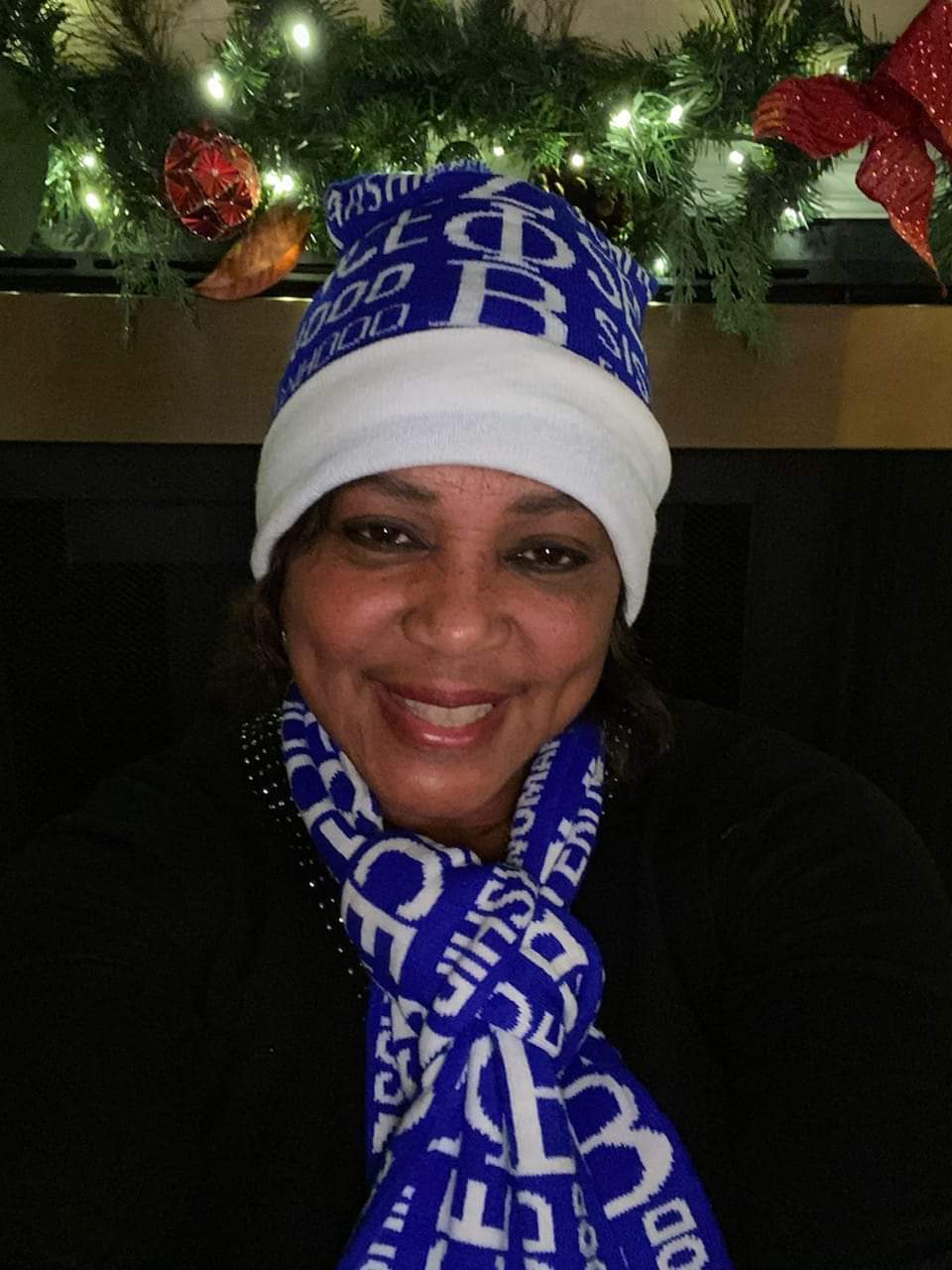 Principles Abstract Scarf & Hat Set