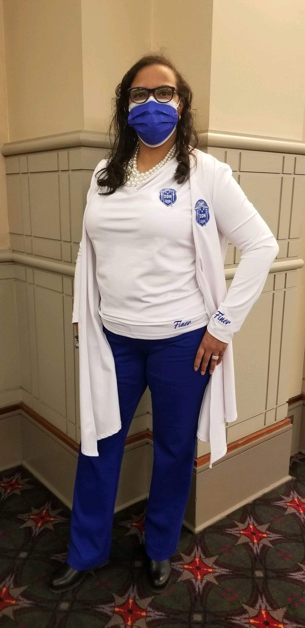 Finer "Shield" Business Twin Set (WHITE)