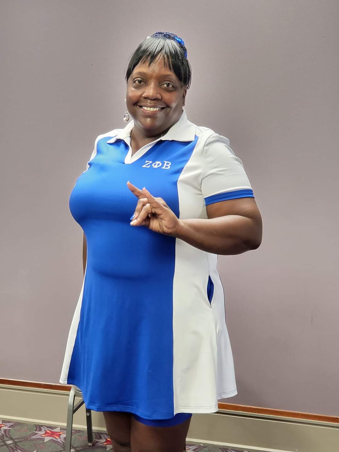 Blue Golf/Tennis Dress with matching shorts