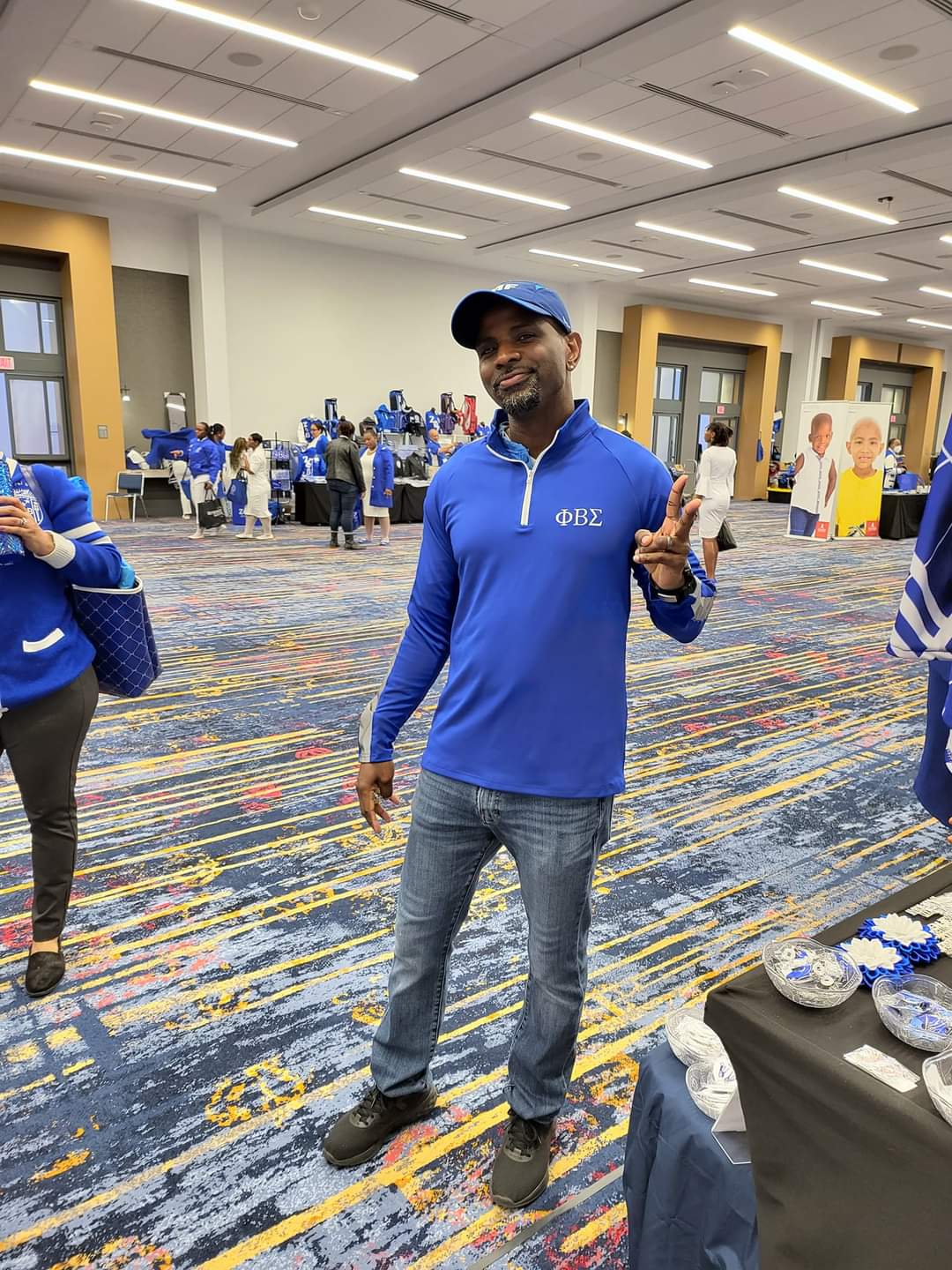 Sigma Blue 3/4 Zip Shirt w/Reflectors