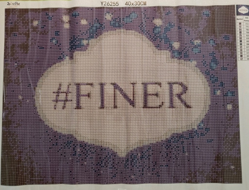 "FINER" Full Drill Diamond Painting (30x40CM Canvas)