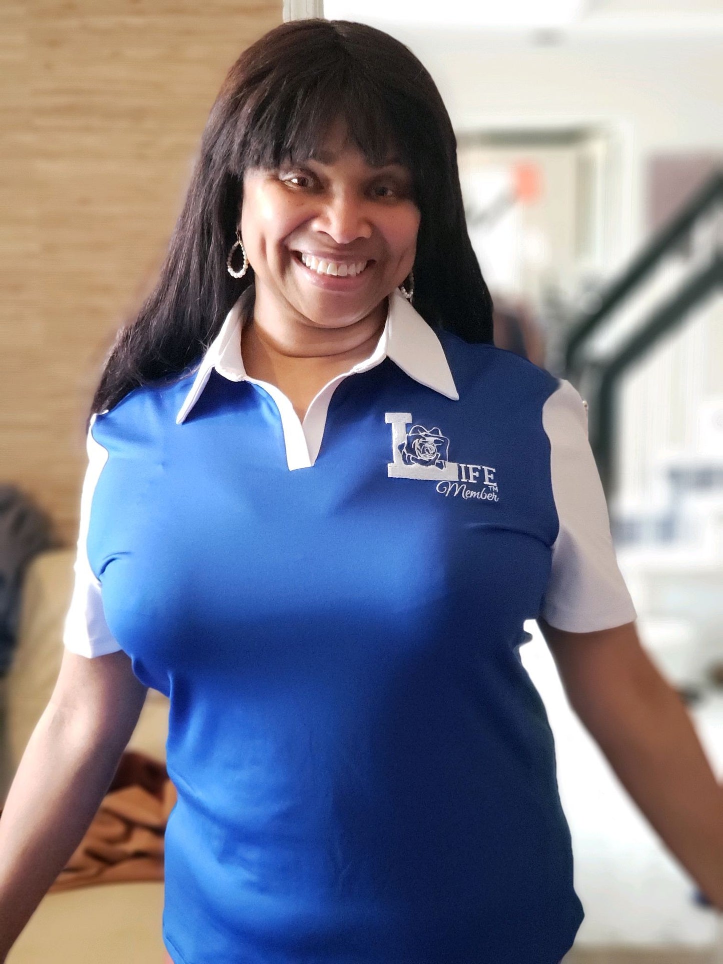 Life Member Ombre Two Tone Polo