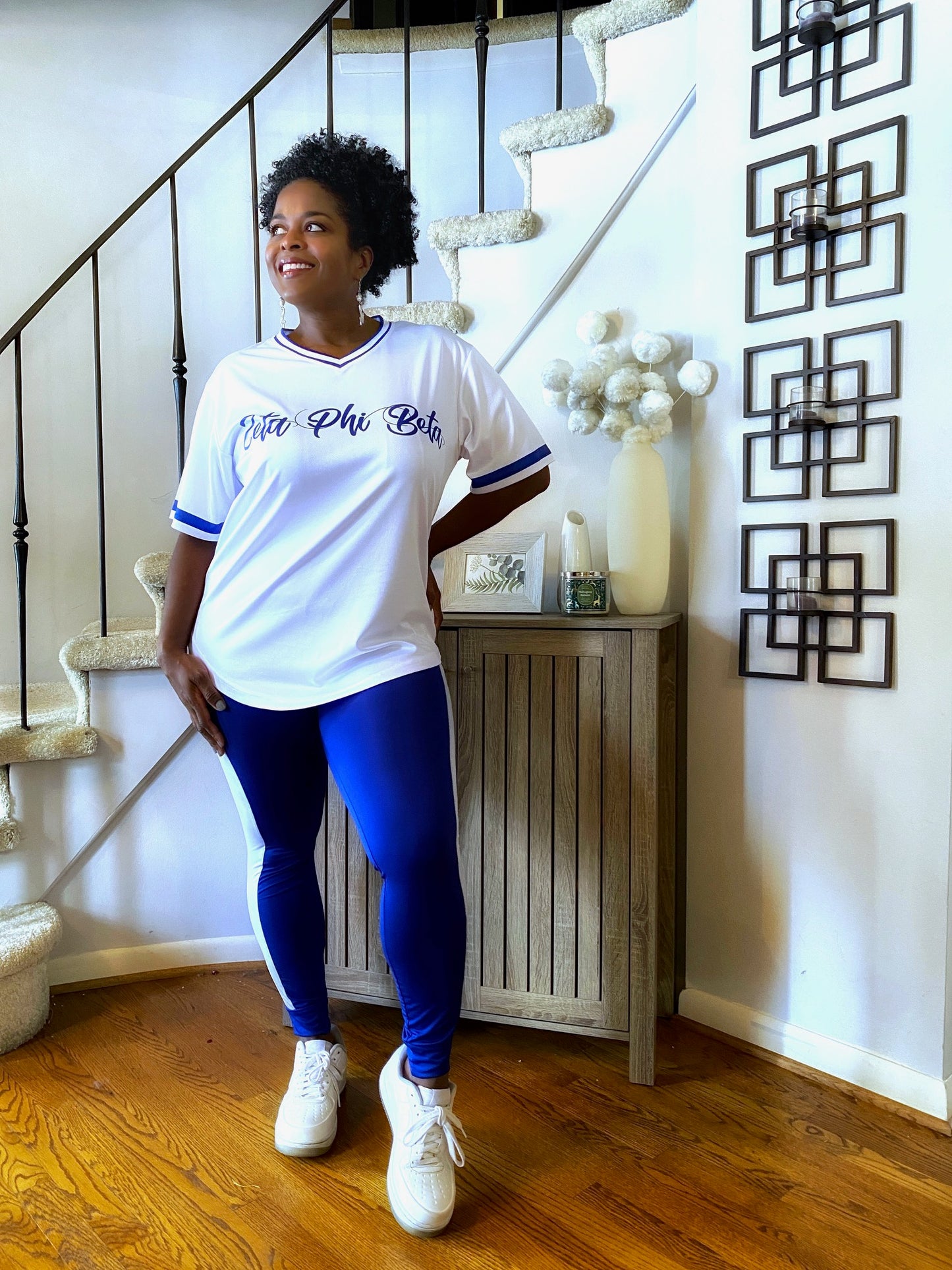 White Short Sleeve Zeta Jersey