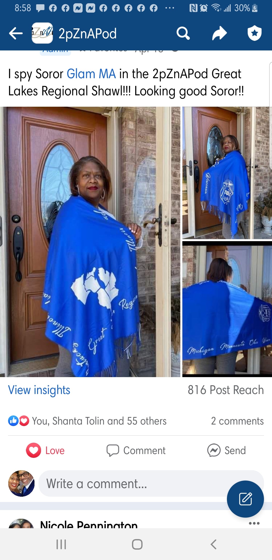 Great Lakes Region Shawl