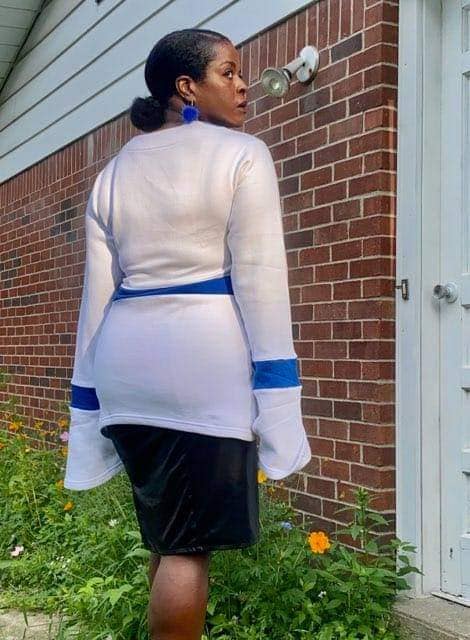 Zeta Fleece Asymmetrical Top