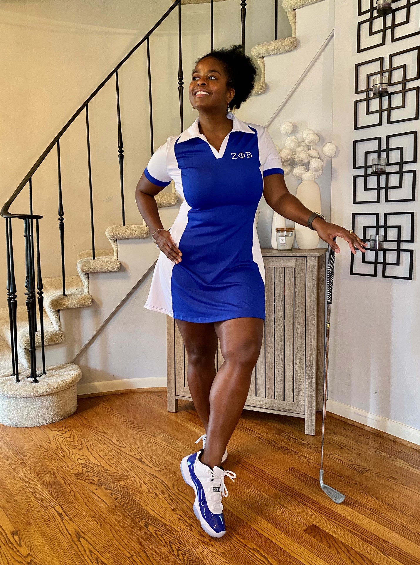 Blue Golf/Tennis Dress with matching shorts