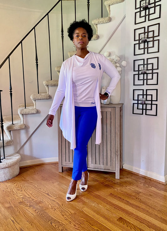 Finer "Shield" Business Twin Set (WHITE)