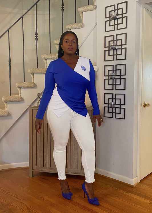 Criss Cross Long Sleeve Top