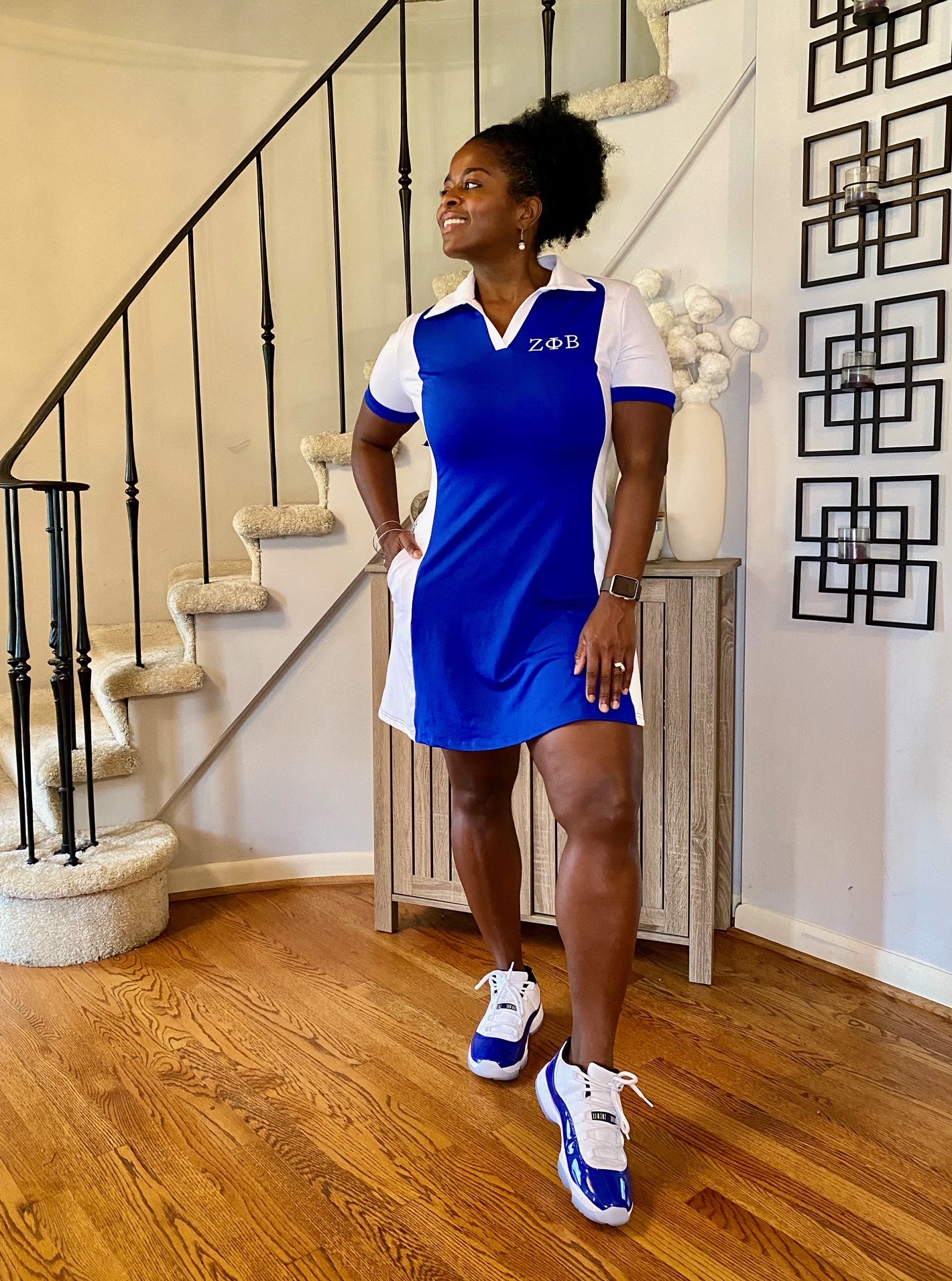 Blue Golf/Tennis Dress with matching shorts