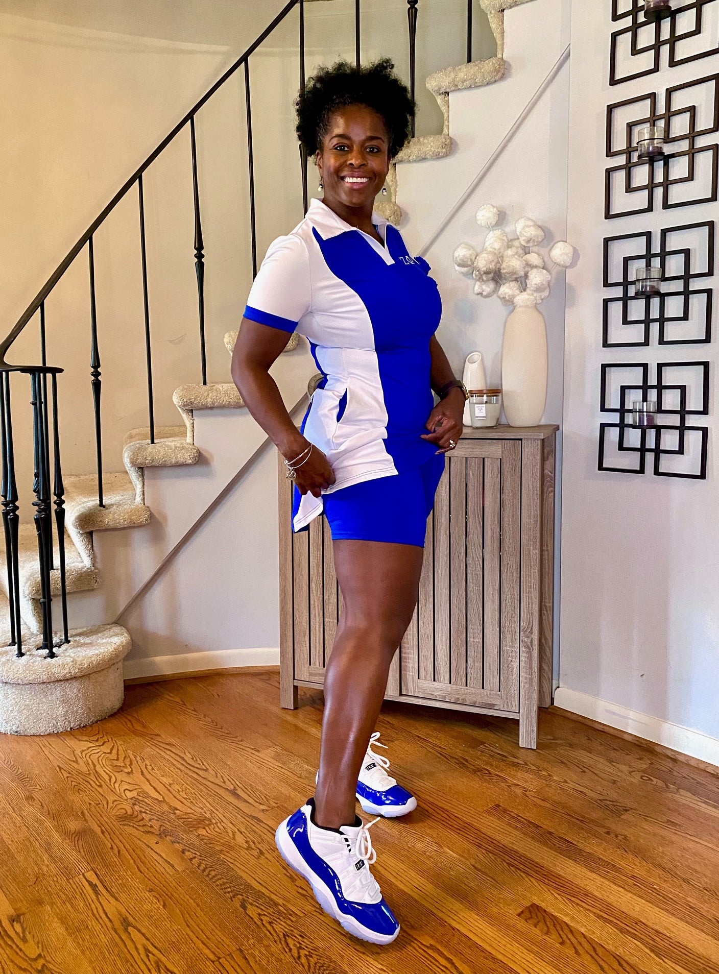 Blue Golf/Tennis Dress with matching shorts