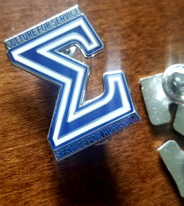 Sigma Motto lapel pin