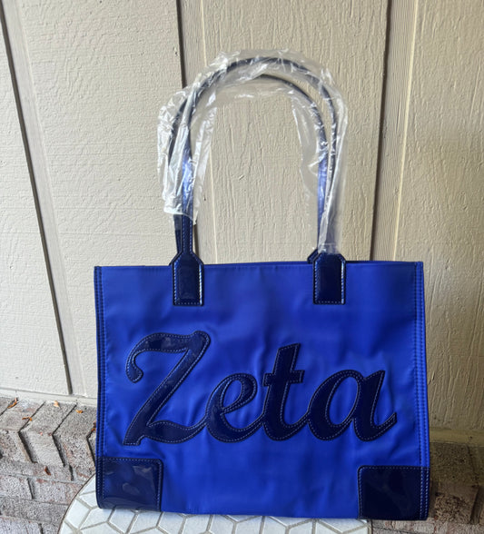 Zeta Nylon Tote Bag