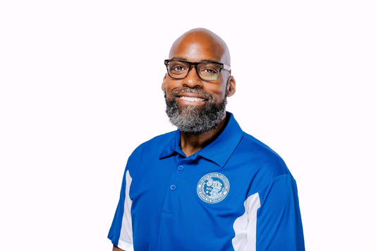 Phi Beta Sigma STATE OF MI Dri-Fit Royal & WHITE Polo